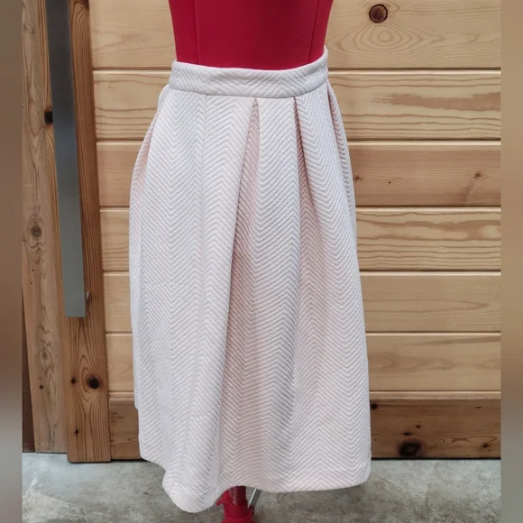 Forever 21 Light Pink Circle Skirt - Picture 4 of 8